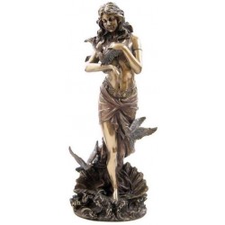 Aphrodite with Doves Greek Goddess of Love Statue