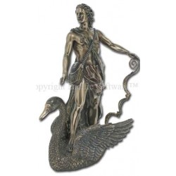 Apollo Greek God of Light on Swan Bronze Statue