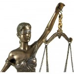 La Justica 12 Inch Lady Justice Statue in Bronze Resin