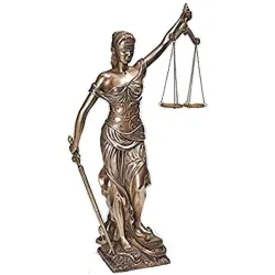 Lady Justice 18 Inch Statue in Bronze Resin