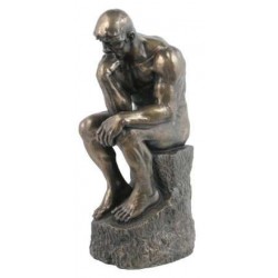 The Thinker by Rodin 10 Inch Bronze Statue