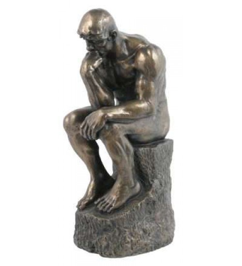 The Thinker by Rodin 10 Inch Bronze Statue