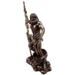 Zeus Greek King of Gods with Thunderbolt Bronze Statue