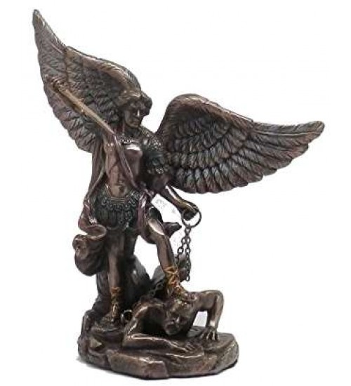 Archangel Michael 5 Inch Bronze Christian Statue