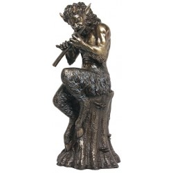 Baccchus Greek God of Nature Satyr Statue