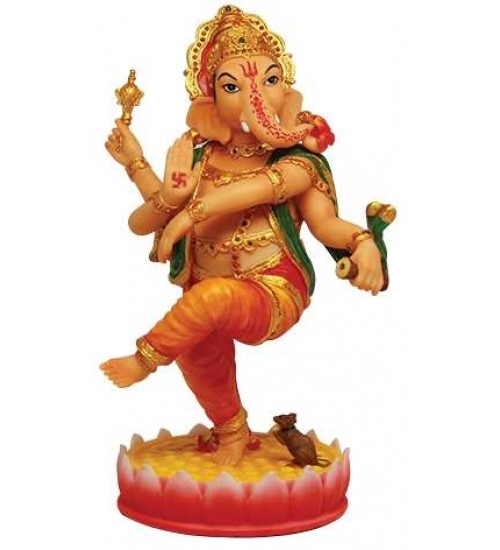 Dancing Ganesha Hindu God Statue