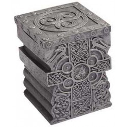 Celtic Cross Lift Top Trinket Box