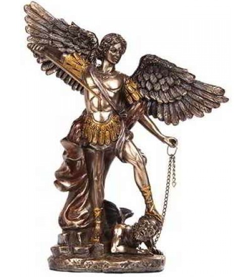 Archangel Michael Bronze Christian Statue