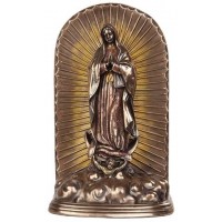 Our Lady of Guadalupe Bronze Memorial Urn
