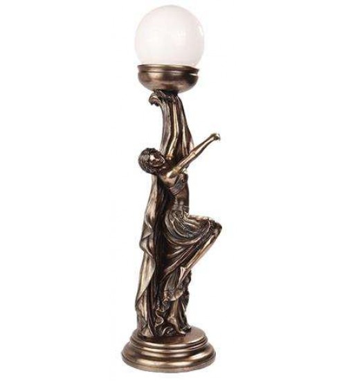 Art Nouveau Lady Dancer Table Lamp