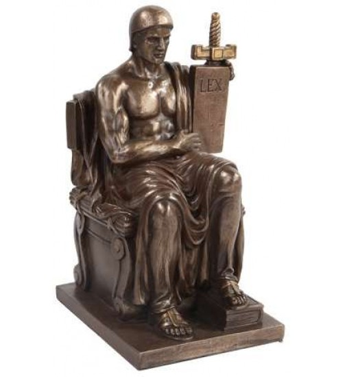 Authority of Law Bronze Resin Statue