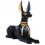 Anubis Egyptian God as Jackal Large Statue