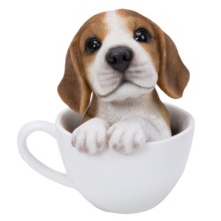 Beagle Teacup Pups Dog Statue