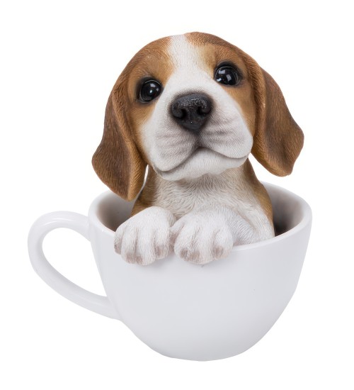 Beagle Teacup Pups Dog Statue