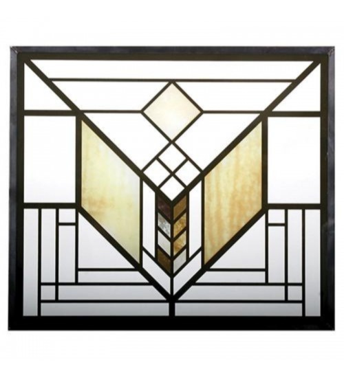 Frank Lloyd Wright Lake Geneva Tulip Glass Art