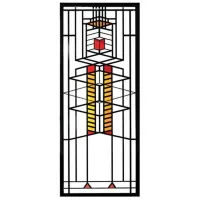 Frank Lloyd Wright Robie Window 51 Art Stained Glass Panel
