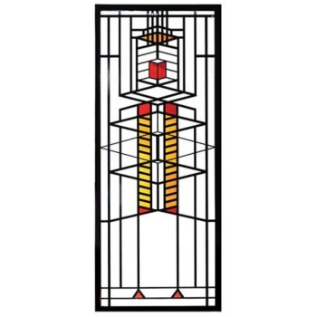 Frank Lloyd Wright Robie Window 51 Art Stained Glass Panel