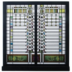 Frank Lloyd Wright Martin House Casement Window Glass Art