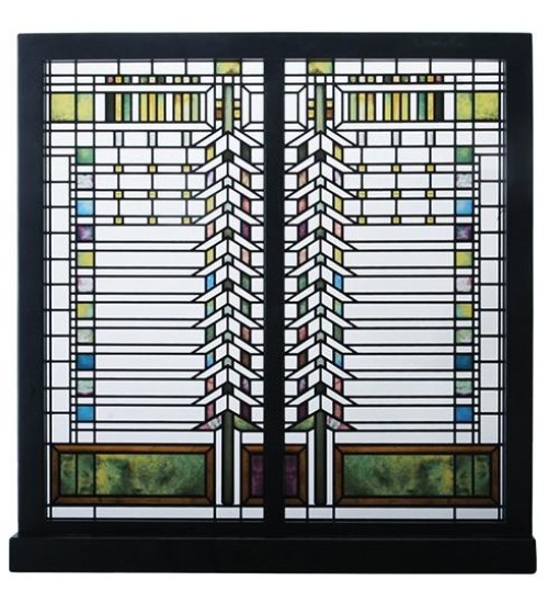Frank Lloyd Wright Martin House Casement Window Glass Art