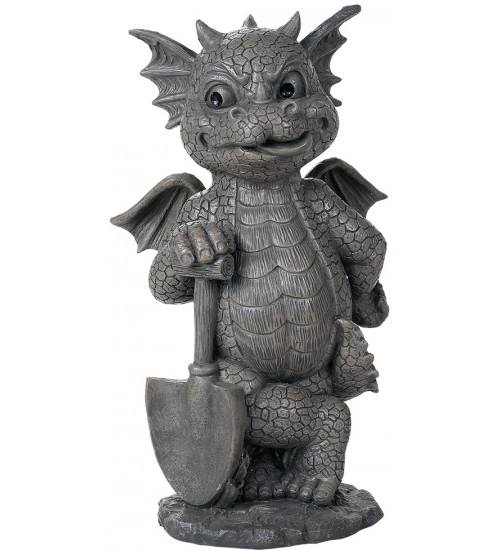 Gardeneing Dragon Garden Statue