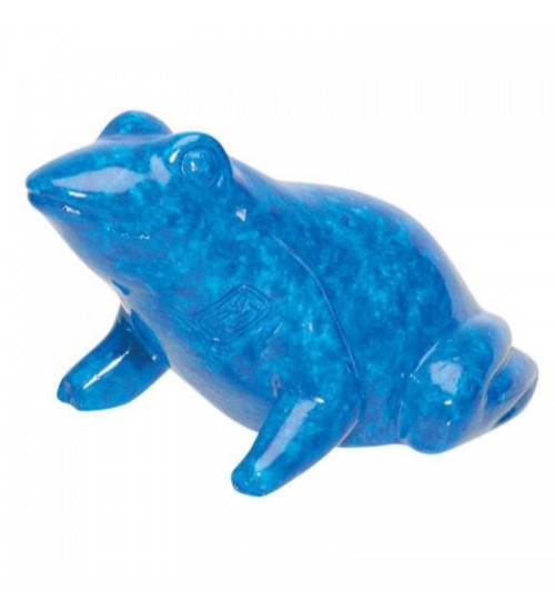 Egyptian Blue Heket Frog Statue