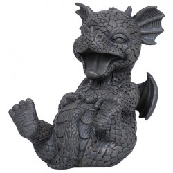 Laughing Dragon Garden Statue