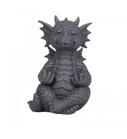 Meditation Small Dragon Garden Statue