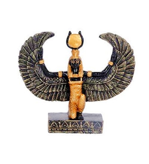 Winged Isis Mini Statue - 2 3/4 Inches