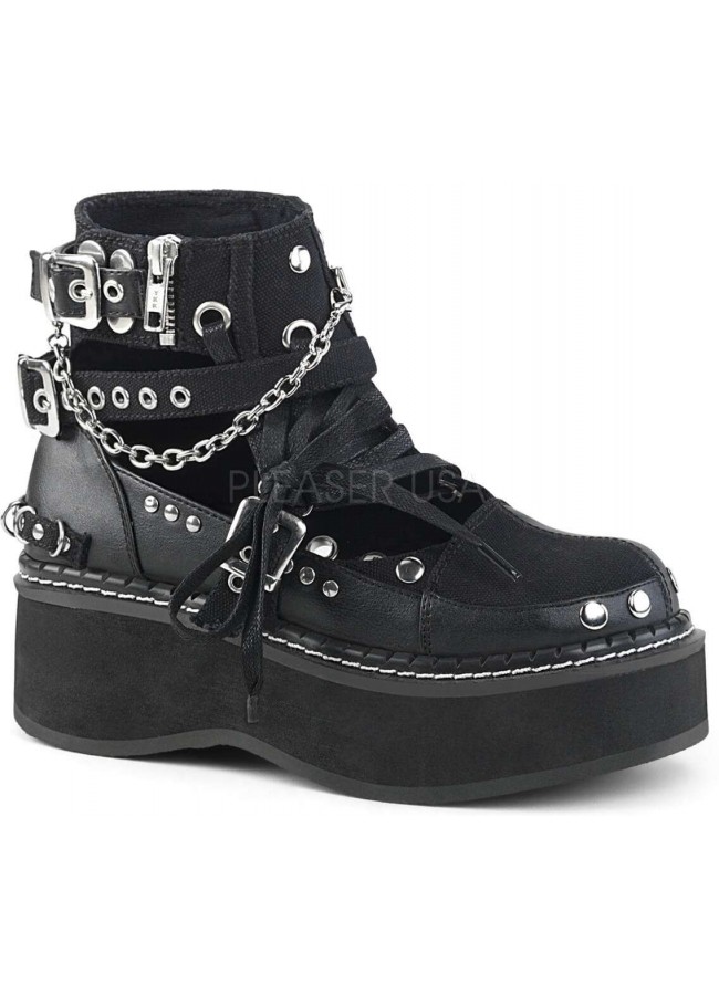 black boots with spikes