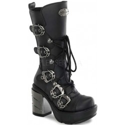 Sinister Buckled Womens Motorcycle Boots