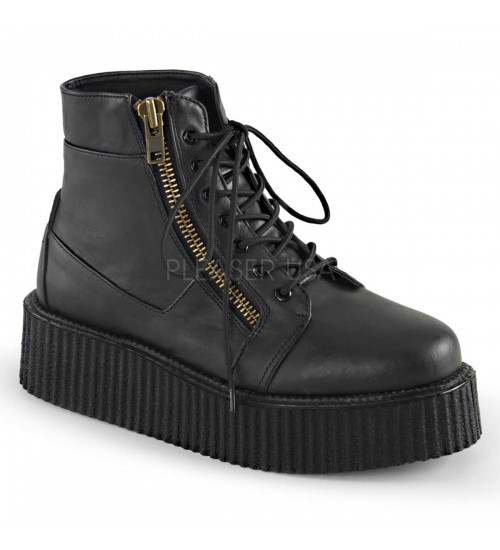 Platform Lace Up Front Creeper Bootsie
