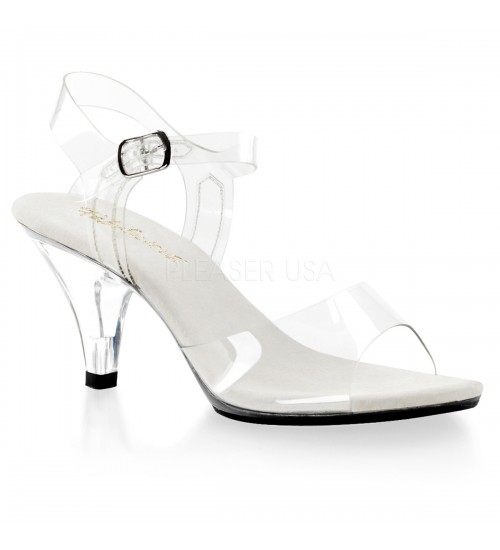 Belle Clear Peep Toe Sandal