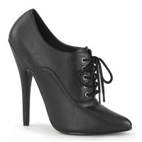 Domina 6 Inch High Heel Black Matte Governess Shoes