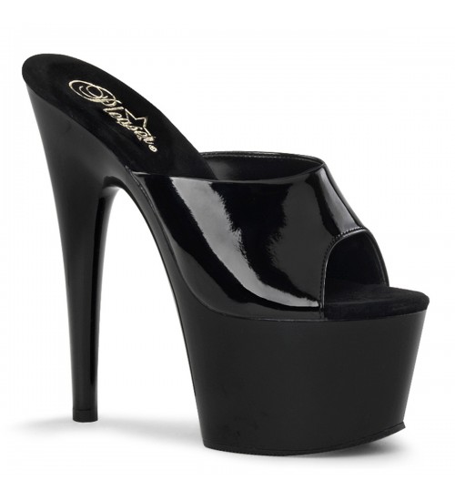 Adore Black Platform High Heel Mule