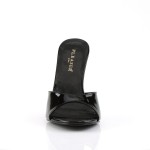 Classique Black Patent 4 Inch Mule