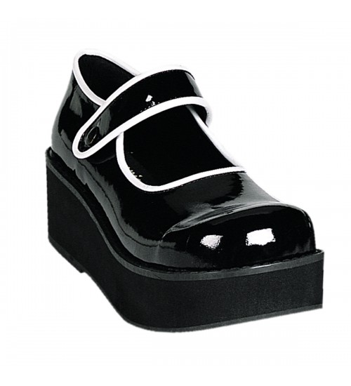 Sprite Contrast Trimmed Platform Mary Jane