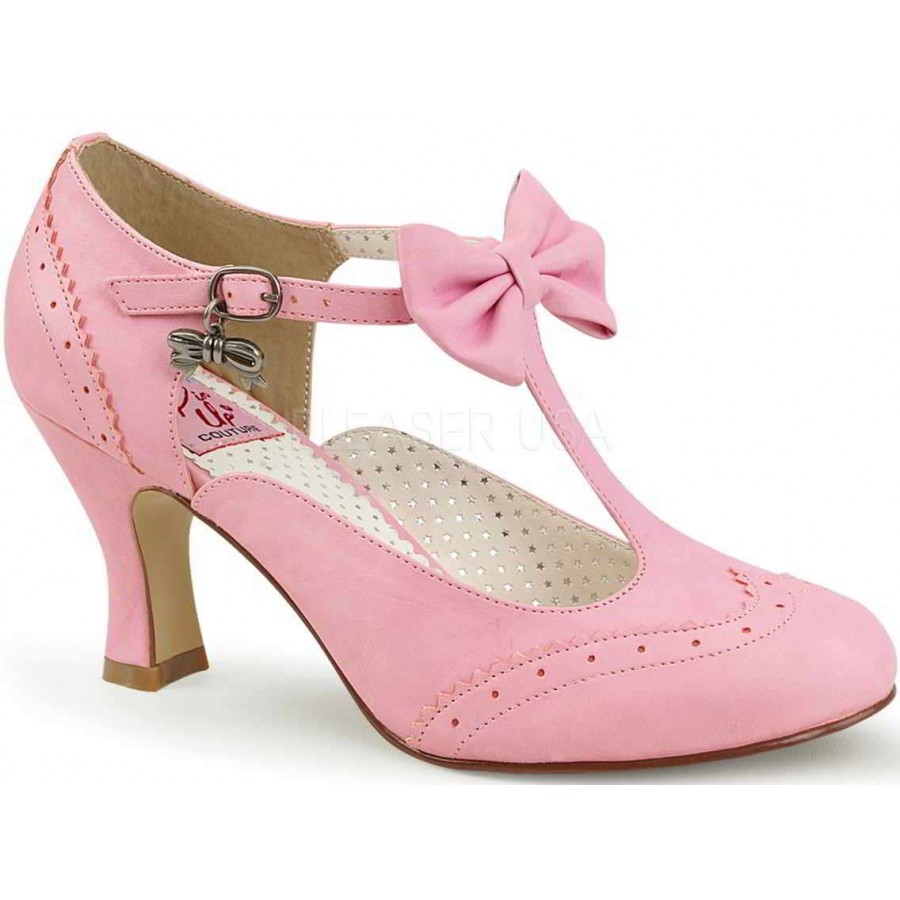 pink vintage shoes