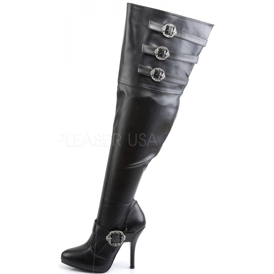 pretty in thigh high boots fashion nova