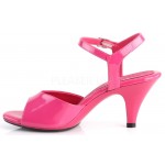 Hot Pink Belle 3 Inch Heel Sandal