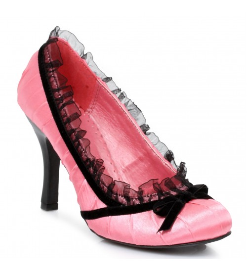 Satin Doll Pink High Heel Pump