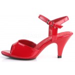 Red Belle 3 Inch Heel Sandal