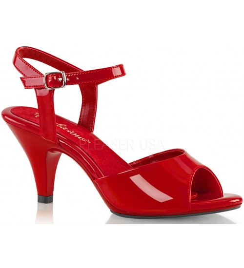 Red Belle 3 Inch Heel Sandal