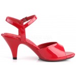 Red Belle 3 Inch Heel Sandal