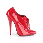 Domina 6 Inch High Heel Red Patent Governess Shoes