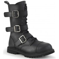 Riot 12 Mens Steel Toe Faux Leather Combat Boots