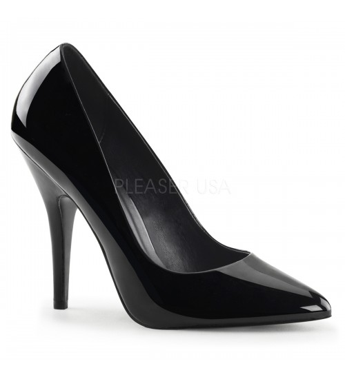 Black 5 Inch Heel Seduce Stiletto Pump