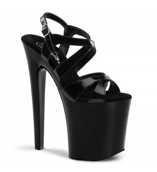 Xtreme 8 Inch Heel Strappy Platform Sandal