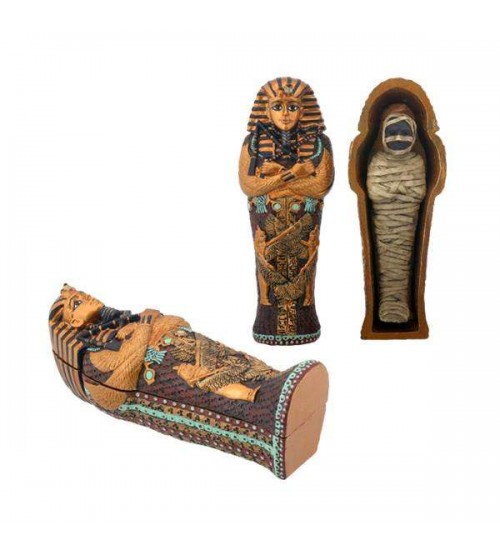 King Tut Small Coffin with Mummy