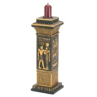 Egyptian Column Candle Holder