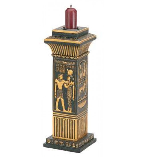 Egyptian Column Candle Holder